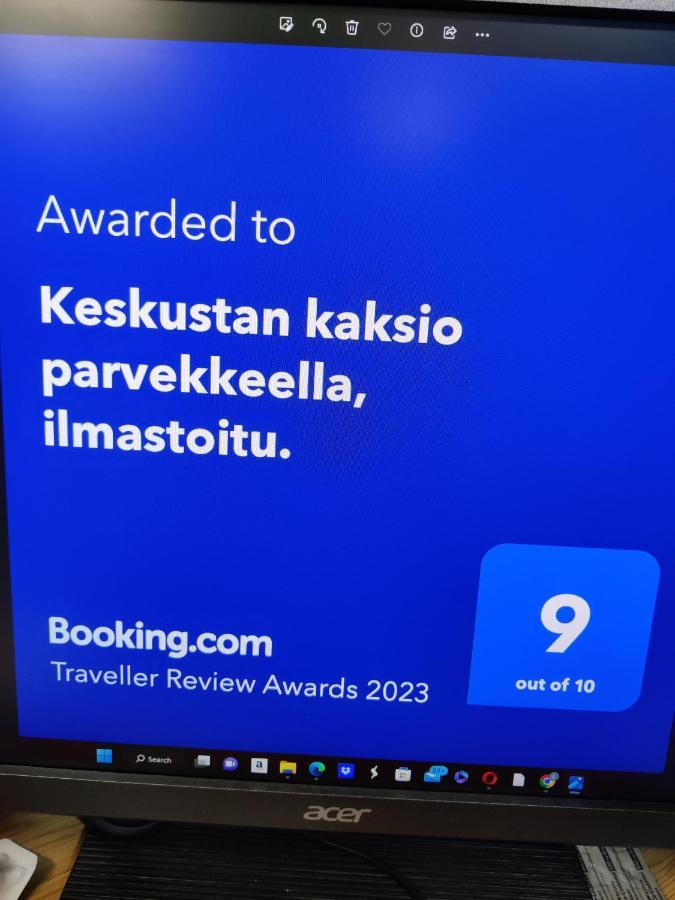 Keskustan Kaksio Parvekkeella, Ilmastoitu. Apartment Savonlinna Ngoại thất bức ảnh